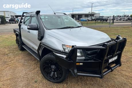 Silver 2014 Ford Ranger Crew Cab Utility Wildtrak 3.2 (4X4)