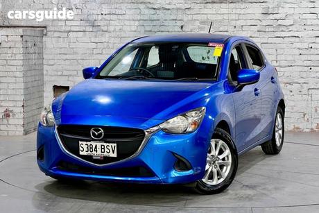 Blue 2017 Mazda 2 Hatchback Maxx