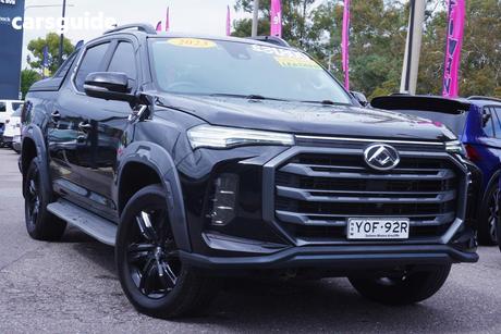 Black 2023 LDV T60 Double Cab Utility Max Luxe (4X4)