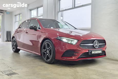 Red 2022 Mercedes-Benz A250 Hatchback 4Matic