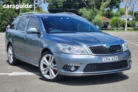 Beige 2012 Skoda Octavia Wagon Rs 147 Tsi