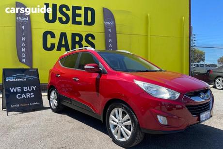 Red 2012 Hyundai IX35 Wagon Highlander (Awd)