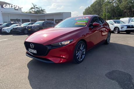 Red 2020 Mazda 3 Hatchback G20 Evolve