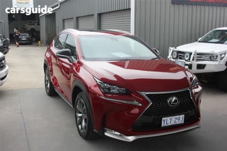 Red 2017 Lexus NX200T Wagon F Sport (Awd)