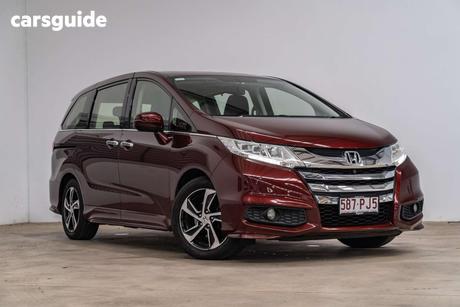 Red 2014 Honda Odyssey Wagon Vti-L