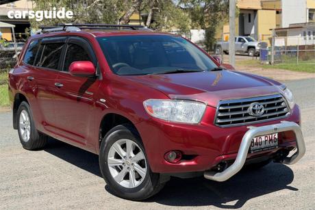 Red 2009 Toyota Kluger Wagon Grande (4X4)