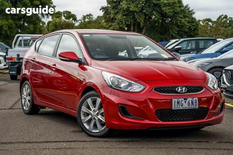 Red 2017 Hyundai Accent Hatchback Sport