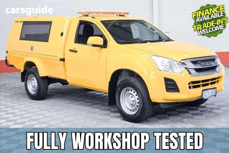 Yellow 2018 Isuzu D-MAX Cab Chassis Sx Hi-Ride (4X2)