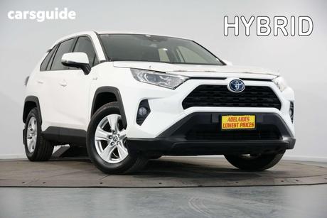 White 2020 Toyota RAV4 Wagon Gx (2Wd) Hybrid