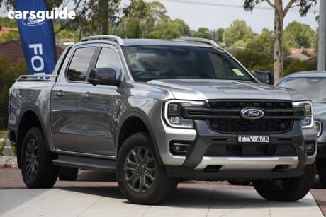 Silver 2025 Ford Ranger Double Cab Pick Up Wildtrak 2.0 (4X4)