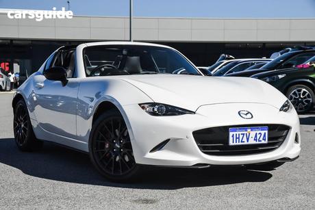 White 2023 Mazda MX-5 Convertible G20 Rf Gt