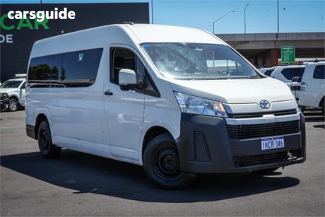 White 2020 Toyota HiAce Bus Slwb Commuter (12 Seats)