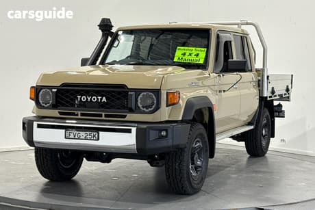 Beige 2025 Toyota Landcruiser Double Cab Chassis Lc79 Gxl + Diff Locks