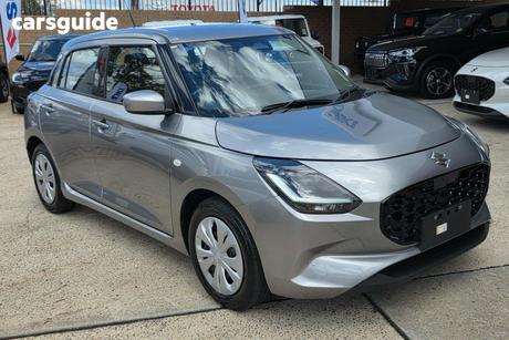 Silver 2025 Suzuki Swift Hatchback Hybrid