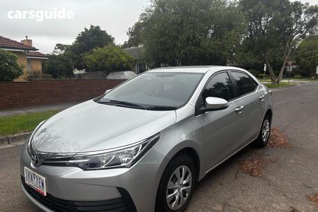 Silver 2017 Toyota Corolla Sedan Ascent