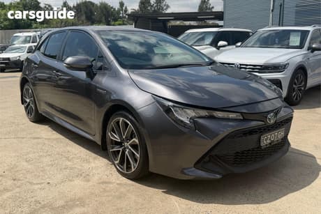 Grey 2020 Toyota Corolla Hatchback Ascent Sport Hybrid