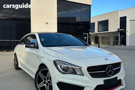 White 2015 Mercedes-Benz CLA250 Wagon Sport 4Matic S/Brake