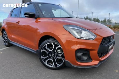 Orange 2024 Suzuki Swift Hatchback Sport Turbo