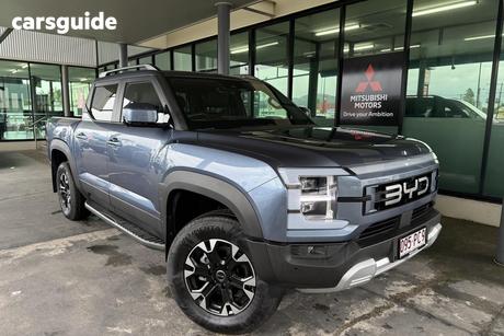 Blue 2025 BYD Shark 6 Dual Cab Utility Dual Motor Premium