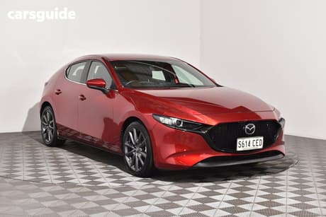 Red 2020 Mazda 3 Hatchback G25 Evolve