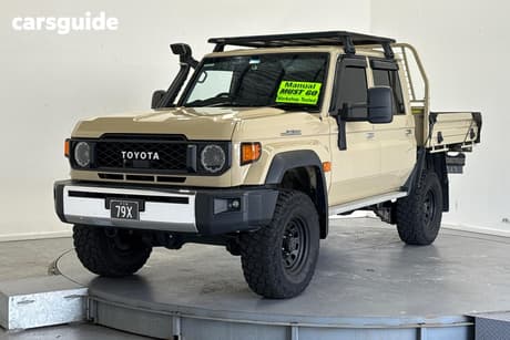 Beige 2024 Toyota Landcruiser Double Cab Chassis Lc79 Gxl