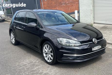 Black 2017 Volkswagen Golf Hatchback 110 Tsi Comfortline