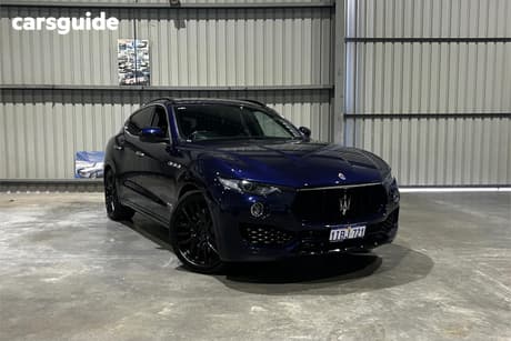 Blue 2018 Maserati Levante Wagon S Gransport