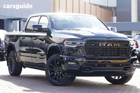 Black 2025 RAM 1500 Crew Cab Utility Limited Rambox Ho Hurricane
