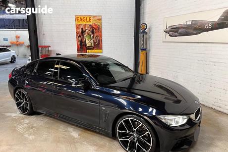 Black 2015 BMW 428I Coupe Gran Coupe Sport Line