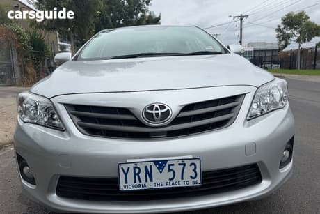 Silver 2011 Toyota Corolla Sedan Ascent