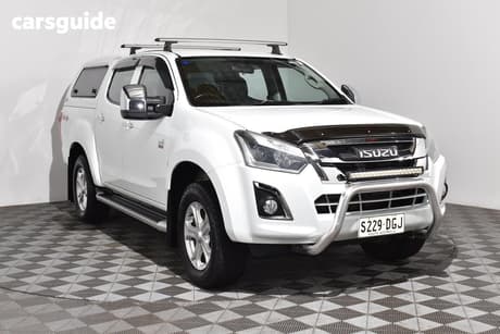 White 2017 Isuzu D-MAX Crew Cab Utility Ls-U Hi-Ride (4X4)