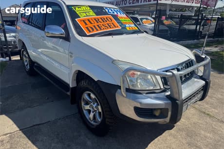 White 2008 Toyota Landcruiser Prado Wagon Gx (4X4)