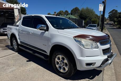 White 2012 Holden Colorado Crew Cab Pickup Ltz (4X2)
