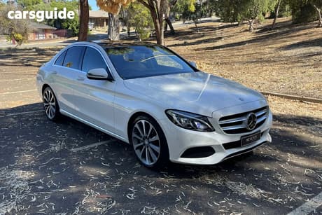 White 2015 Mercedes-Benz C250 Sedan Bluetec