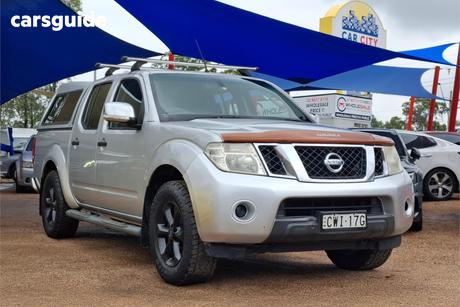 Silver 2011 Nissan Navara Dual Cab Pick-up St-X (4X4)