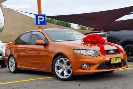 Orange 2011 Ford Falcon Sedan Xr6 Limited Edition