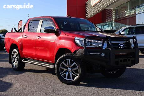 Red 2018 Toyota Hilux Dual Cab Utility Sr5 (4X4)