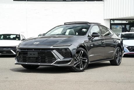 Grey 2025 Hyundai Sonata Sedan N Line