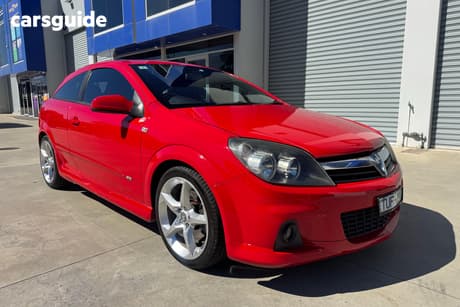 Red 2008 Holden Astra Coupe Sri