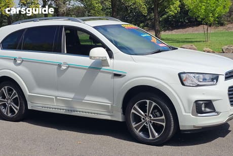 White 2015 Holden Captiva Wagon 7 Ltz (4X4)