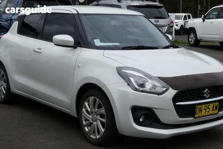White 2022 Suzuki Swift Hatchback Sport Turbo (Qld)