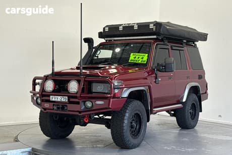Red 2022 Toyota Landcruiser Wagon Lc76 Gxl
