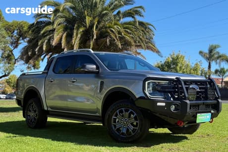 Silver 2022 Ford Ranger Double Cab Pick Up Wildtrak 2.0 (4X4)