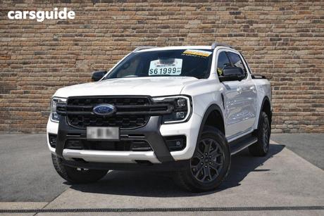 White 2023 Ford Ranger Double Cab Pick Up Wildtrak 3.0 (4X4)