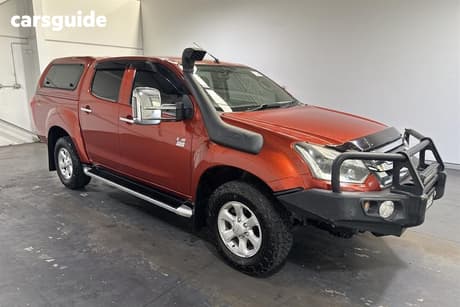 Red 2017 Isuzu D-MAX Crew Cab Utility Ls-M Hi-Ride (4X4)