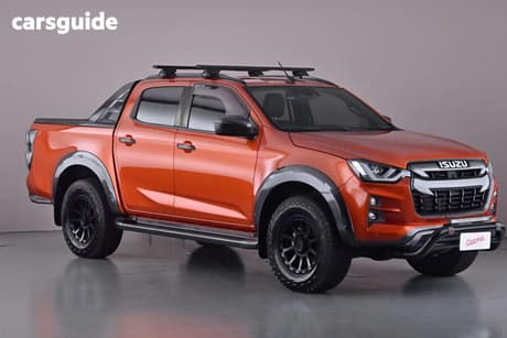 Orange 2022 Isuzu D-MAX Crew Cab Utility X-Terrain (4X4)