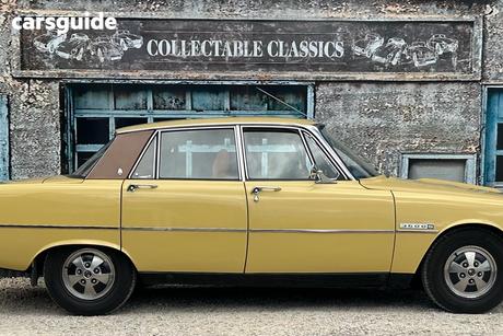 Yellow 1974 Rover 3500 Sedan S