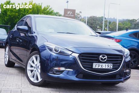 Blue 2016 Mazda 3 Hatchback Sp25 Gt