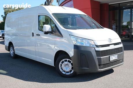 White 2022 Toyota HiAce Van Slwb