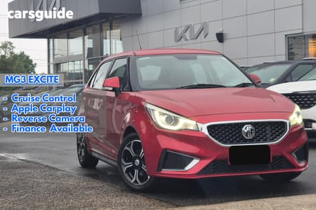 Red 2020 MG MG3 Hatchback Excite (With Navigation)